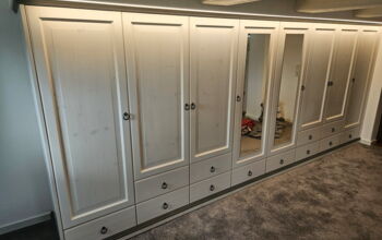 Massivholzschrank / Einbauschrank für Umgebindehaus hergestellt und eingebaut